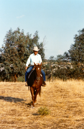 Tom at a clinic in Gustine, California in 1994. 