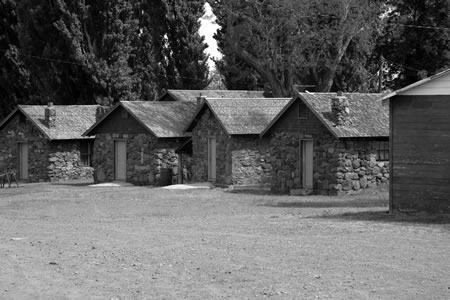Guest cabins circa 1900, built by the Basque workers of the original ranch.