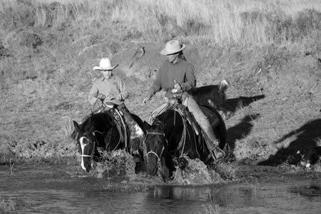 Train ahead of time for water crossings.. use common sense when choosing places to cross