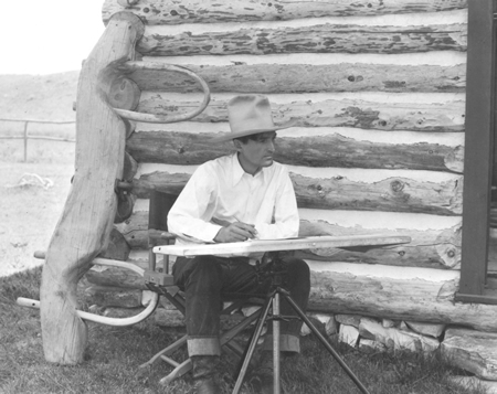 Photo of Will James, courtesy Big Horn County Historical Society - Will James Art Company Collection