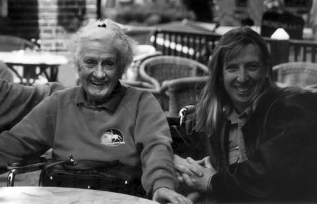 Sally Swift and Wendy Murdoch, in Holland, 1998.