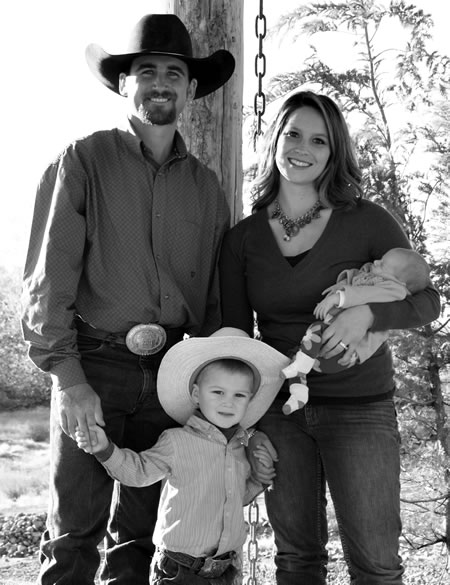 The Black Family. Wade Amaia, mateo, and Josephine.