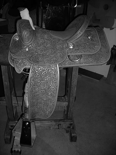 Arena roping saddle on Toots Mansfield tree.