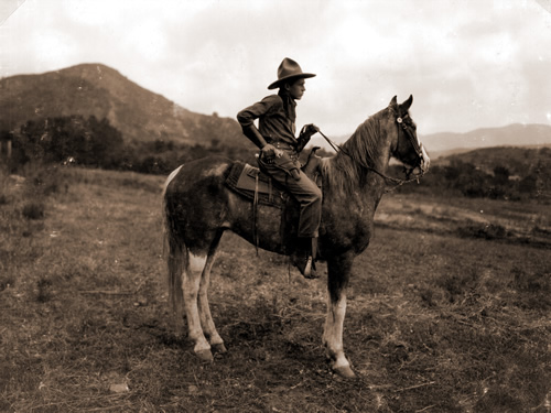 Student in the early 1900s.